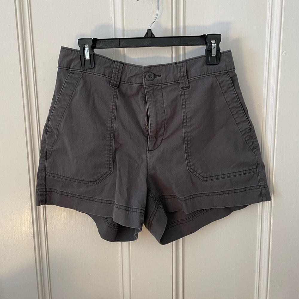 High Rise Chino Shorts